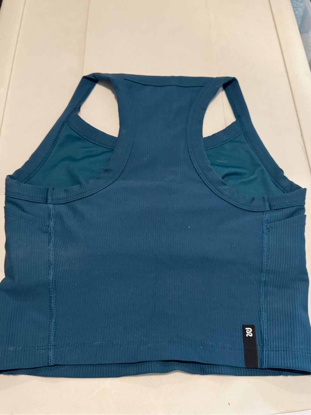 Bandit Running Built In Bra Teal Race Top Women’s Small Nwt — image 8 of 8